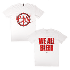 We All Bleed Tee - White