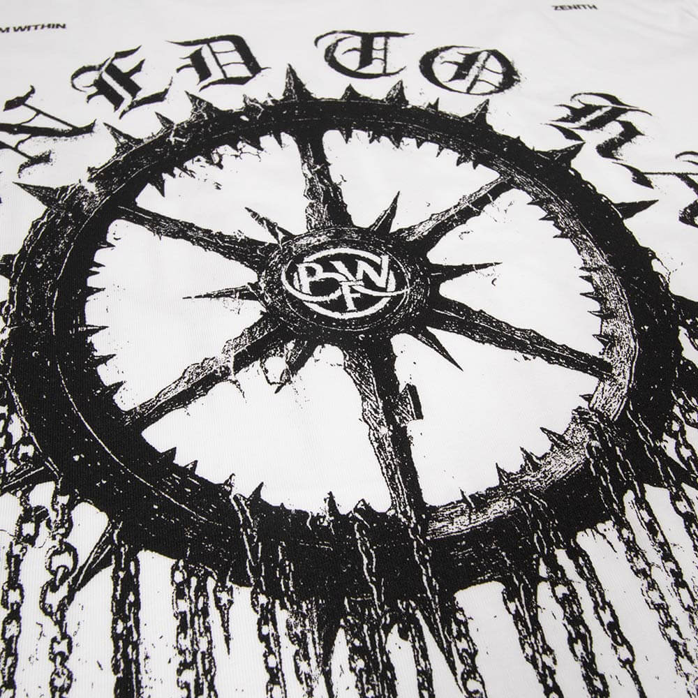 Chained To Hate Tee - White