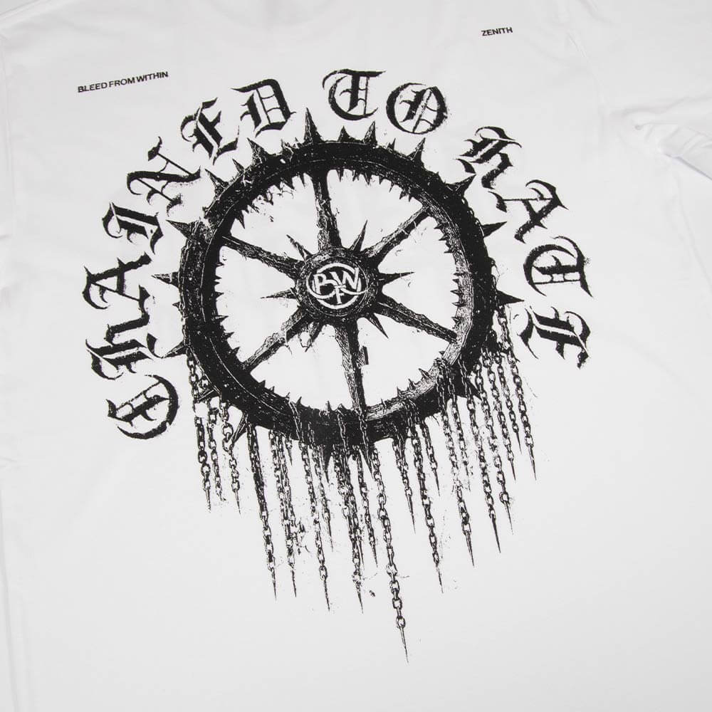 Chained To Hate Tee - White