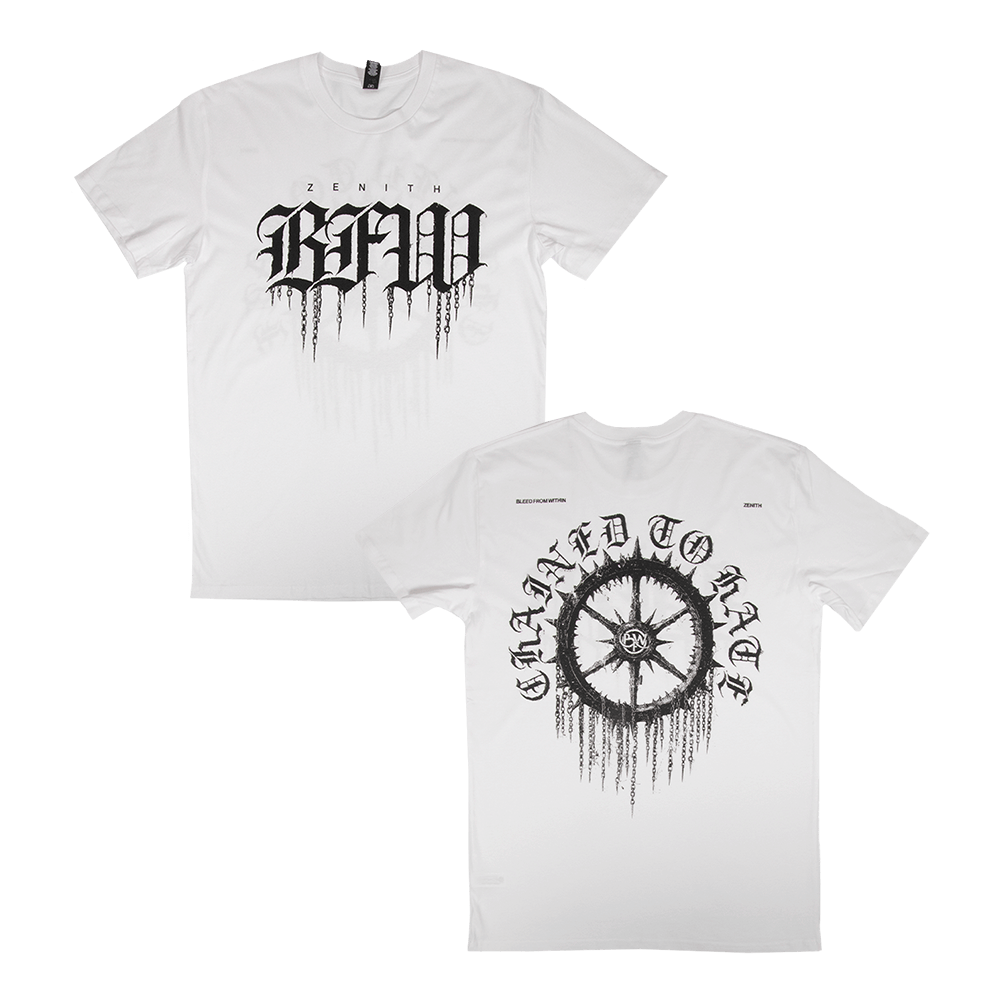 Chained To Hate Tee - White