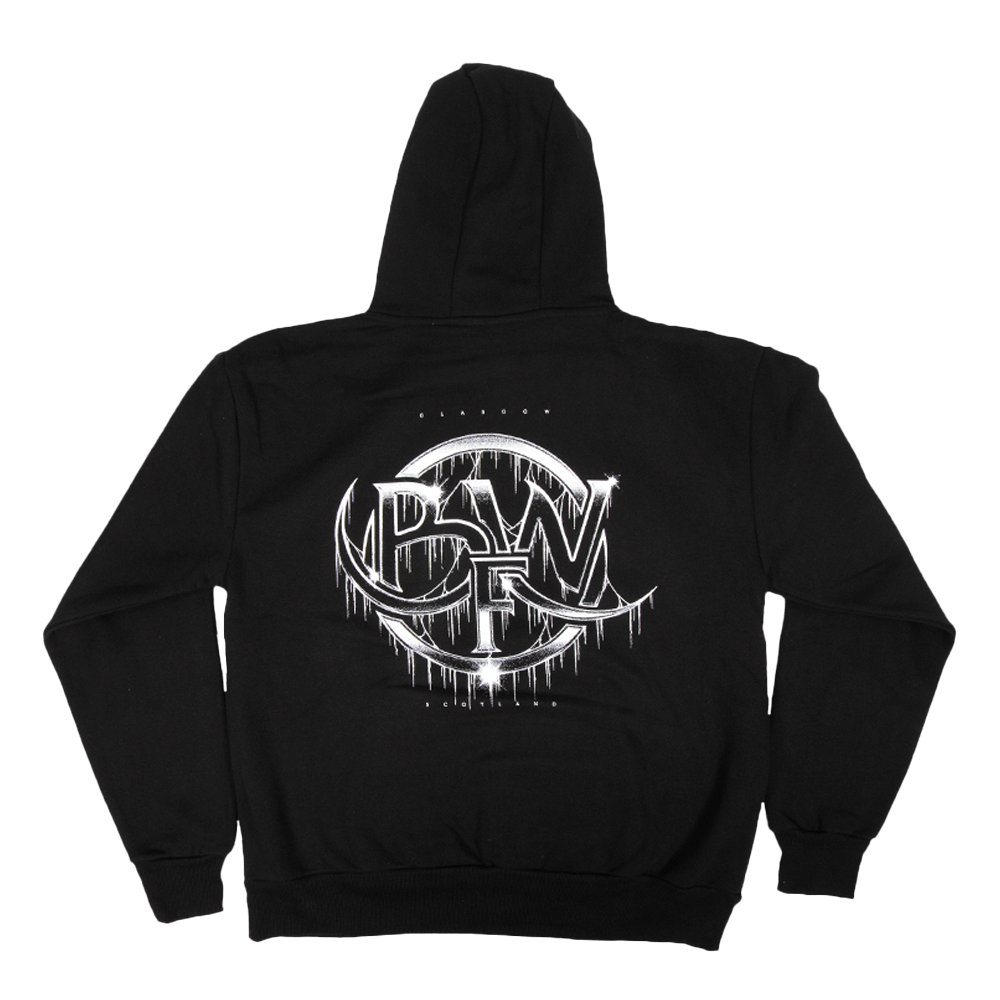 Chrome Logo Hood - Black