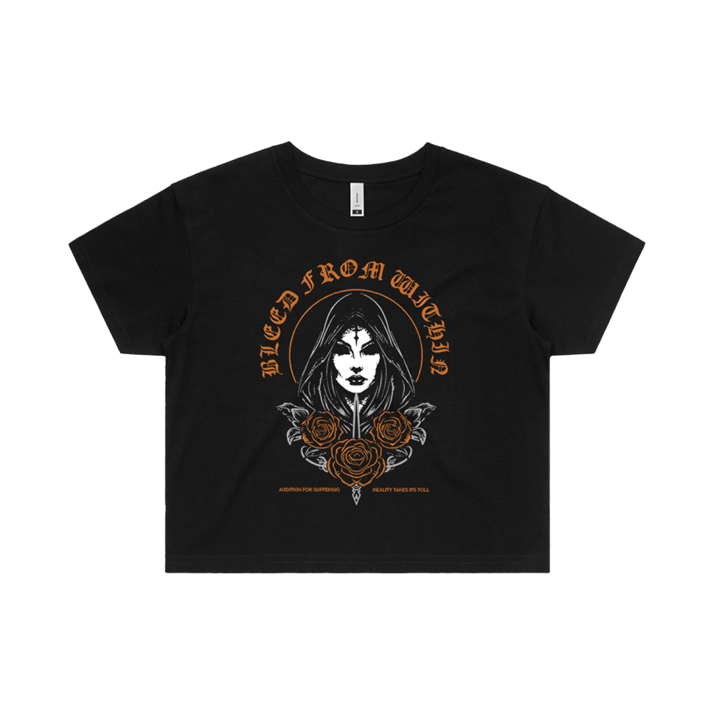 Suffering Crop Top - Black