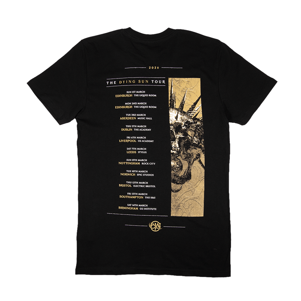 The Dying Sun Tour Tee - Black