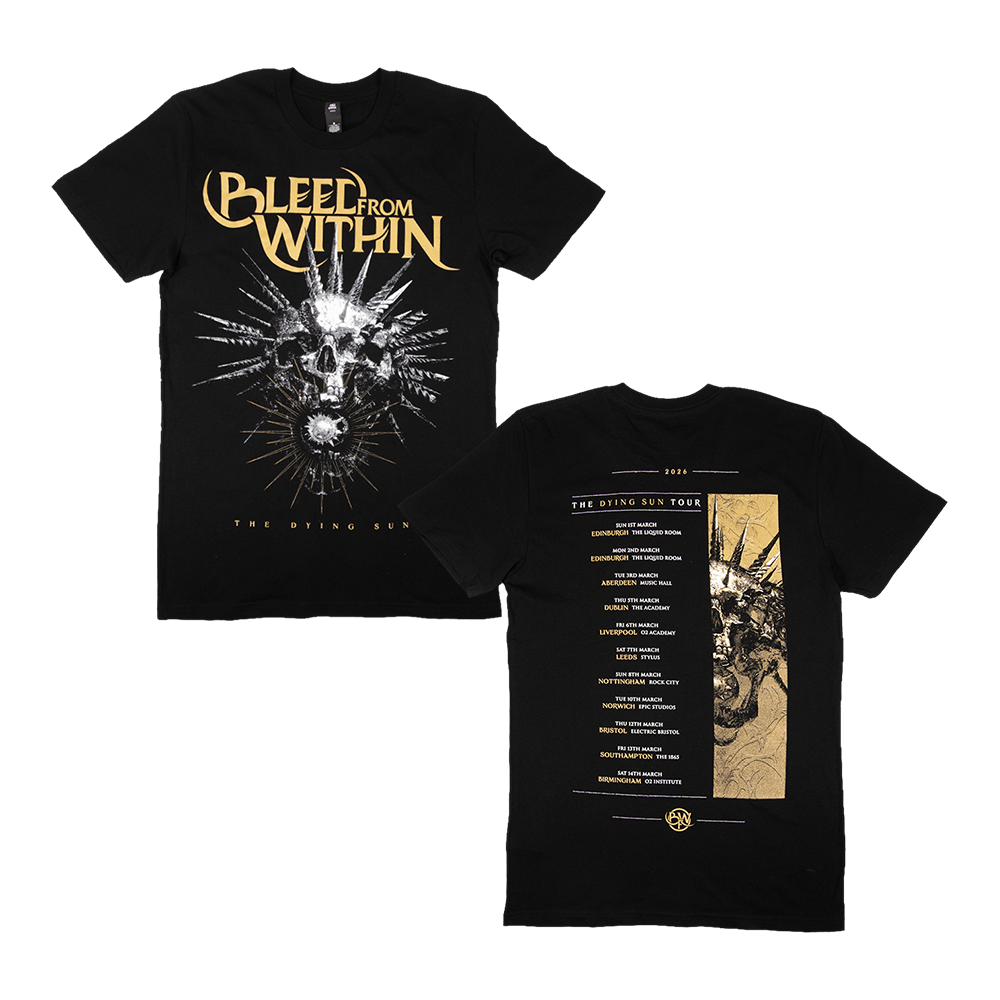 The Dying Sun Tour Tee - Black