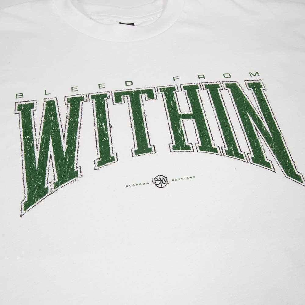 Varsity Tee - Faded White