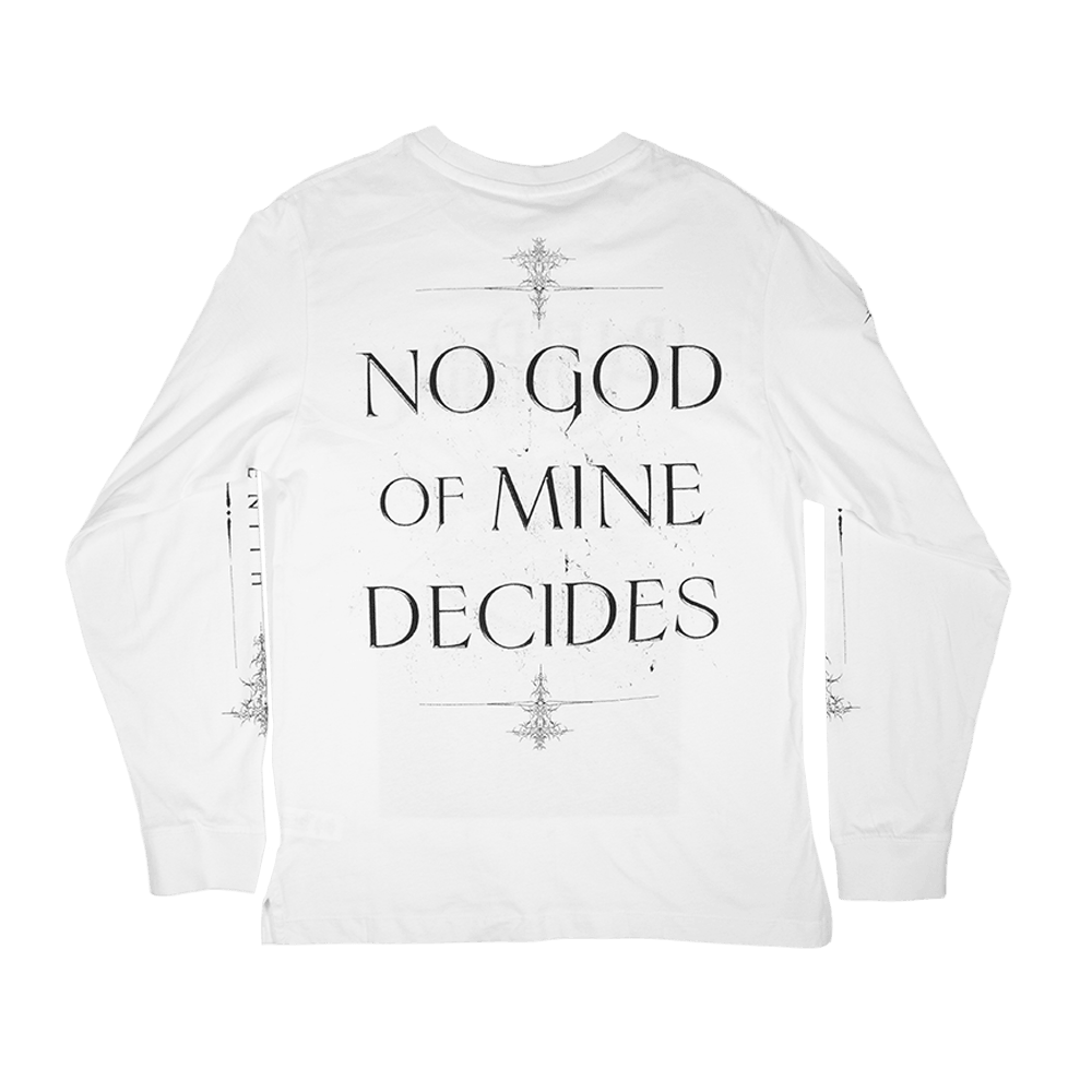 No God of Mine Longsleeve - White