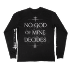 No God Of Mine Longsleeve - Black