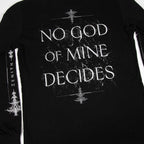 No God Of Mine Longsleeve - Black