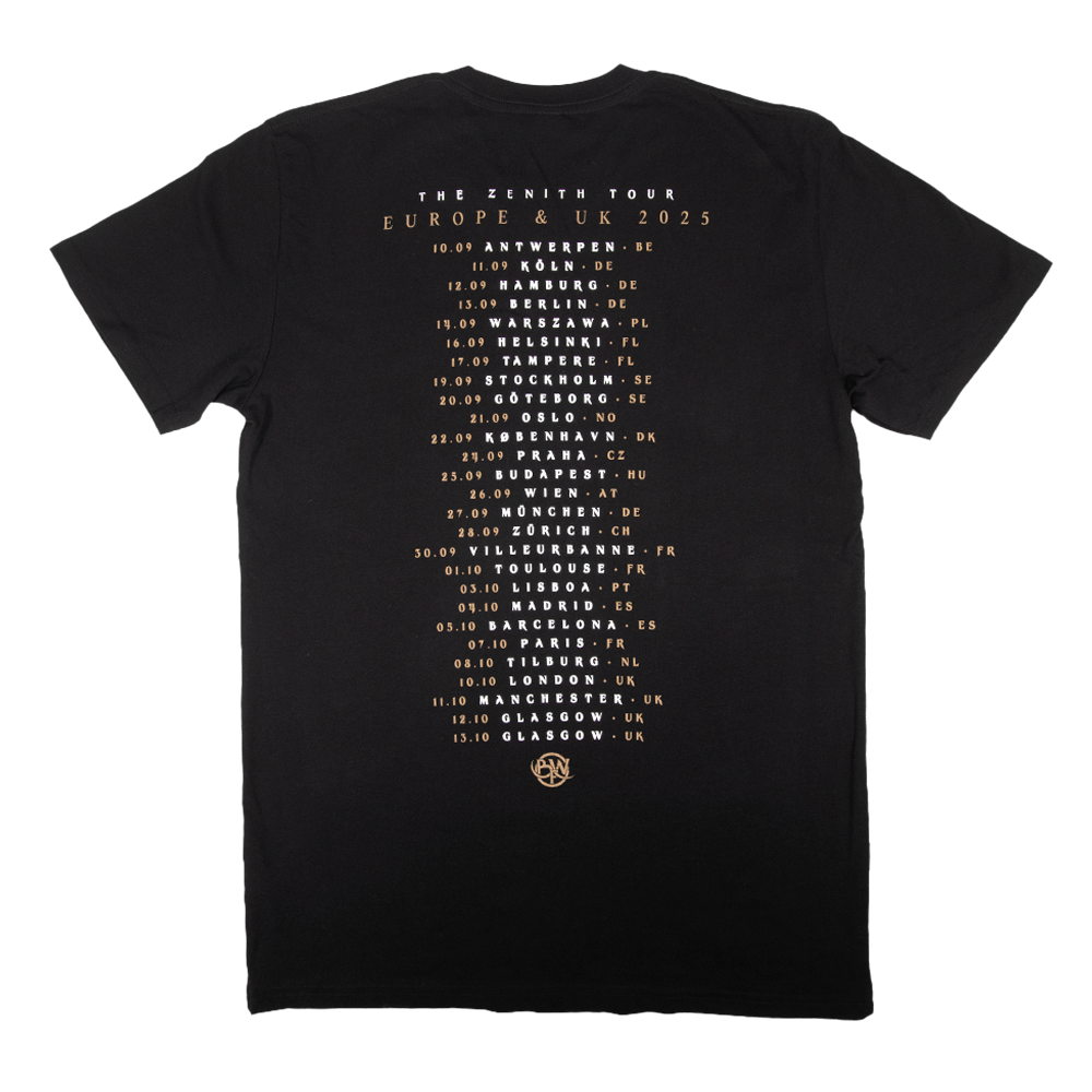Zenith Tour Tee - Black