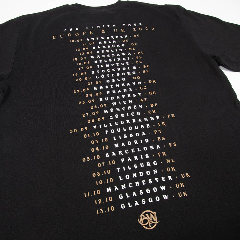 Zenith Tour Tee - Black