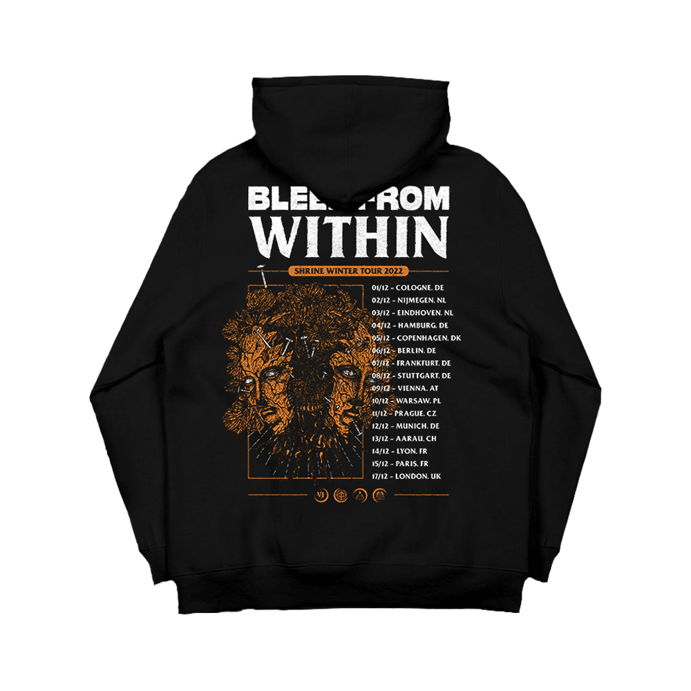 BleedFromWithin Tour Hoodie Back