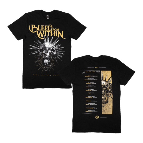 The Dying Sun Tour Tee - Black